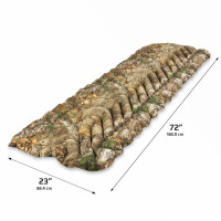 Klymit Isomatte Insulated Static V Realtree Edge Regular Seitenansicht und Maße