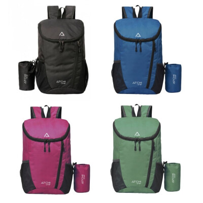 Atchi der faltbarer Rucksack mit 22 Litern Fassungsvermoegen ist ultraleicht und eine Neuheit aus Norwegen in verschiedenen Farben