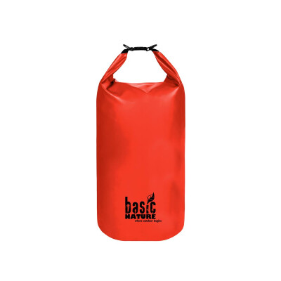 Packsack 500D von Basic Nature in rot mit 35 Litern Detailaufnahme vom Verschluß jetzt bei Outaway.de