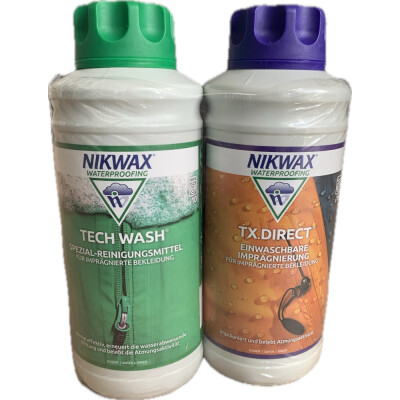Nikwax TechWash und TX.Direct Wash In 2x1l Doppelpack aus Reinigungsund Impraegniermittel bei Outaway.de