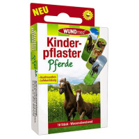 WUNDmed Kinderpflaster Pferde-Motive Inhalt 10 Stueck bei...
