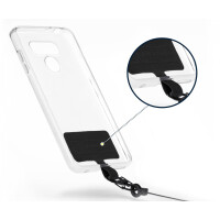 REELOQ® Smartphone Sicherung Detail des Montageclips an den Rucksack vor weissem Hintergund jetzt bei Outaway.de