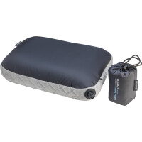 COCOON Air Core Pillow smokegrey/charcoal - aufblasbares Reisekissen