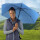 Euroschirm Trekking-Regenschirm light trek ultra silber (mit UV-Schutz 50+)