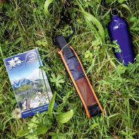 Euroschirm Trekking-Regenschirm light trek automatic marineblau