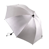 Euroschirm Trekking-Regenschirm Swing handsfree silber (UV-Schutz 50+)