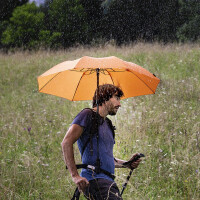 Euroschirm Tragesystem für handfreie Regenschirme, schwarz
