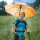 Euroschirm Tragesystem für handfreie Regenschirme, schwarz
