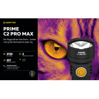 Armytek Prime C2 Pro Max Taschenlampe warm-weiß 3720 lm