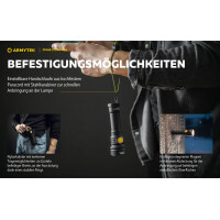 Armytek Prime C2 Pro Max Taschenlampe warm-weiß 3720 lm