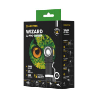 Armytek Wizard C2 Pro Magnet V4 USB warm-weiß mit Fahrradhalterung ABM-01 im Set