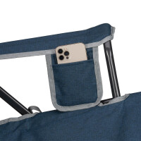 GCI Kickback Rocker Campingstuhl Heathered Indigo Blue
