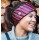 Frau traegt ein Modell des Thermopoc Stirnband mit Klettverschluss in schwarz-metallic bei Outaway.de