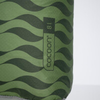 COCOON Drybag Ultralight green waves 8 Liter
