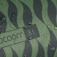 COCOON Drybag Ultralight green waves 8 Liter