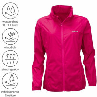 PXE-Light Jacke Lady PACKable - Regenjacke cherry