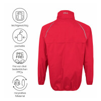 PXE-Light Jacke Men PACKable - Regenjacke mars red XXXL