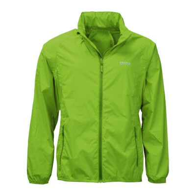 PXE-Light Jacke Men PACKable - Regenjacke neon gruen