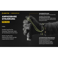 Armytek Dobermann Pro Max kalt-weiß, 3000 Lumen, 460 Meter Leuchweite