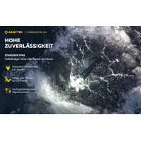 Armytek Dobermann Pro Max kalt-weiß, 3000 Lumen, 460 Meter Leuchweite