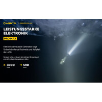 Armytek Predator Pro Max kalt-weiß, 3000 Lumen, 590 Meter Leuchweite