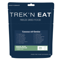 TrekN Eat Couscous mit Gemuese Outdoor-Nahrung bei...