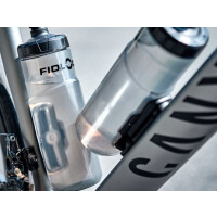 Fidlock bottle 600 transparent weiß + bike base